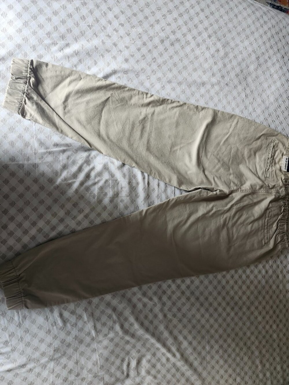 Old Navy Beige Jogger Pants Size L New With Tags Drawstring Casual